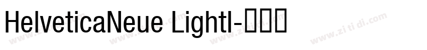 HelveticaNeue LightI字体转换